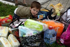 Сбор вещей для беженцев Украины в Екатеринбурге