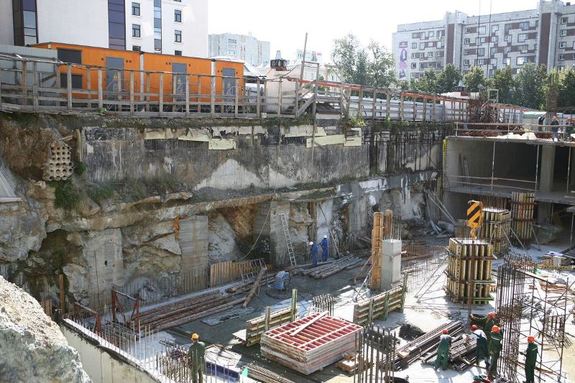 «Атомстройкомплекс» достраивает подземную часть Opera Tower 9