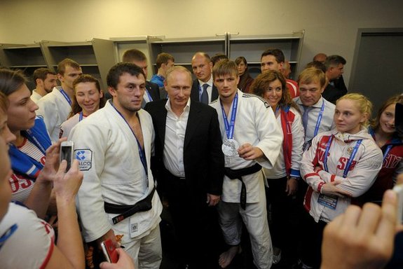 Владимир Путин посетил чемпионат мира по дзюдо в Челябинске 1