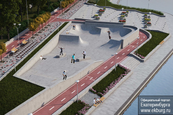 В Екатеринбурге подготовили проект благоустройства городского пруда / ЭСКИЗЫ
 2