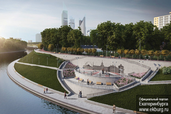 В Екатеринбурге подготовили проект благоустройства городского пруда / ЭСКИЗЫ
 3