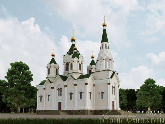 Представлен проект восстановления собора на Стрелке в Красноярске  1