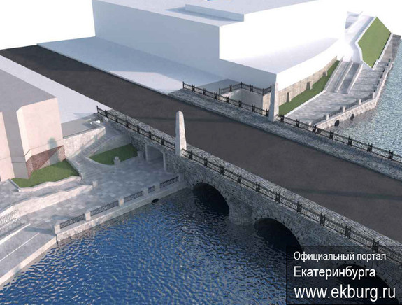 В центре Екатеринбурга соединят пешеходные зоны вдоль Исети 2