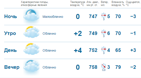 В Нижнем Новгороде ожидается переменная погода со снегом  1