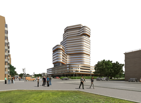 Паркинг возле Центрального стадиона перестроят в деловой центр 1