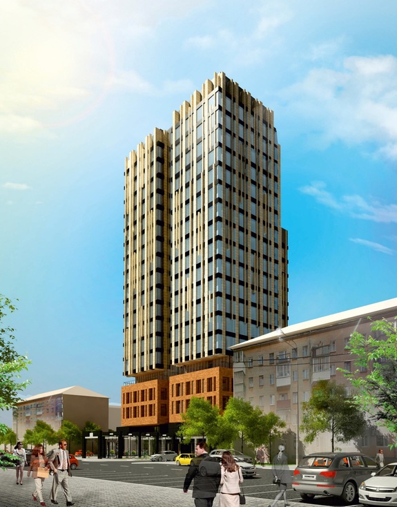 В центре Екатеринбурга построят дом бизнес-класса на месте заброшенного офисника 1