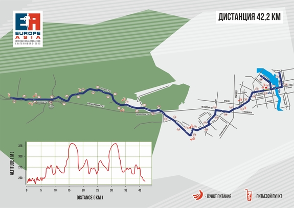 Марафон «Европа-Азия» перекроет дороги в центре Екатеринбурга / КАРТА 4