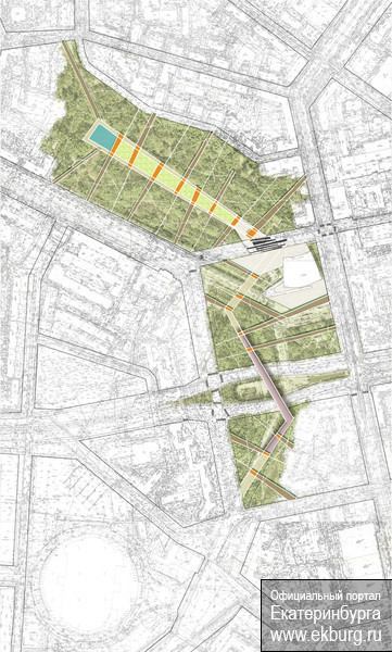 Французы выложили в интернет три проекта реконструкции парка Коммунаров / ЭСКИЗЫ 3