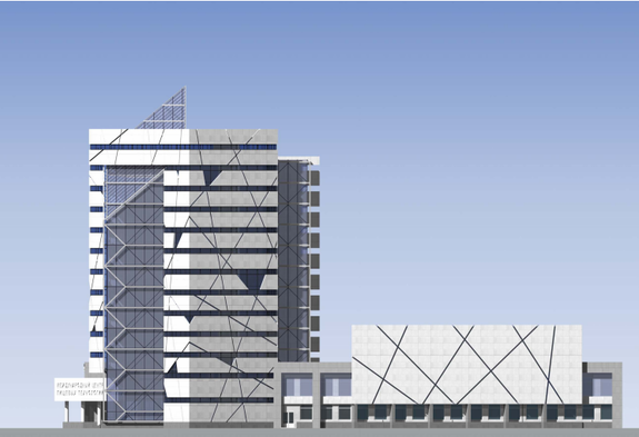 Градсовет согласовал строительство нового корпуса УрГЭУ напротив Цирка / ЭСКИЗЫ 1