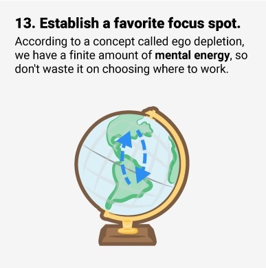 15 эффективных способов сконцентрироваться на работе / ЛАЙФХАК 13