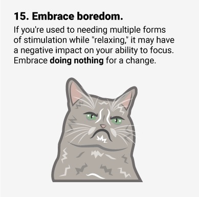 15 эффективных способов сконцентрироваться на работе / ЛАЙФХАК 15