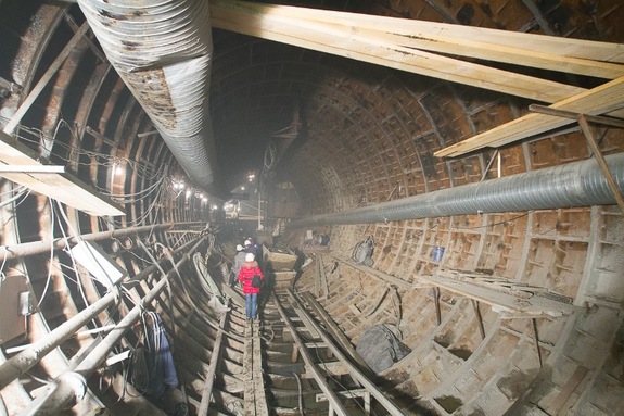 Подземелья «Гринвича»: Экскурсия по стройплощадке пятой очереди ТРЦ-гиганта / ФОТОРЕПОРТАЖ 13