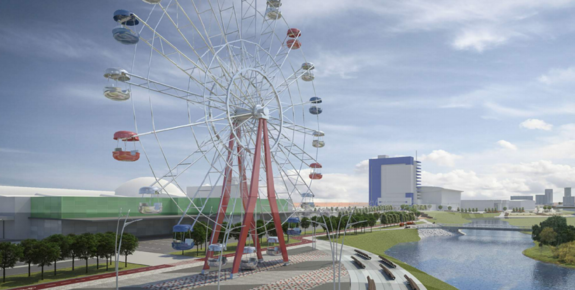 Застройщик ТРЦ «Глобус» обустроит парк и пляж на набережной Исети 2