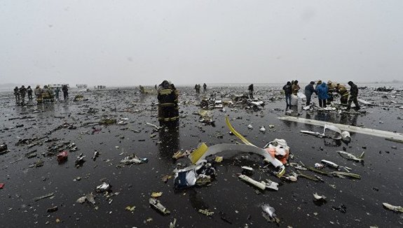  Крушение самолета в Ростове-на-Дону фото