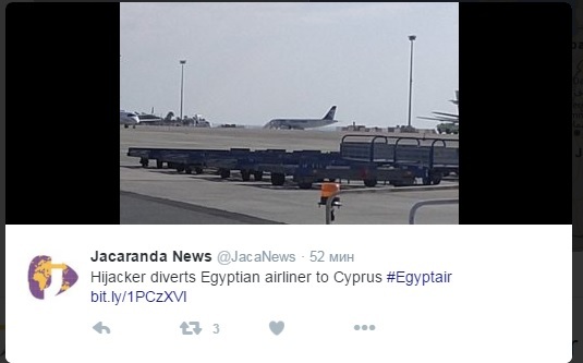 Захват самолета в Египте: хроника событий 1