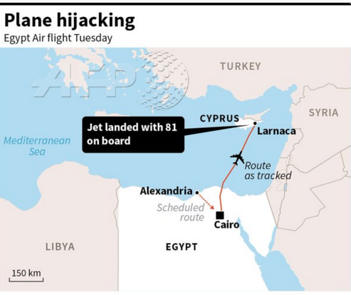 Захват самолета в Египте 29 марта 2016 года Захват самолета в Египте 29 марта 2016 года