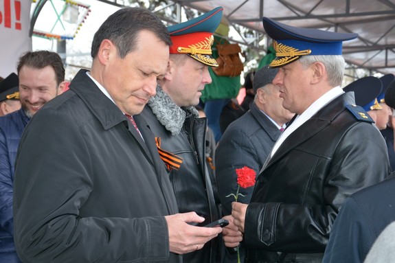 Торжественное шествие в Красноярске в честь Дня Победы (ФОТО, ВИДЕО) 5
