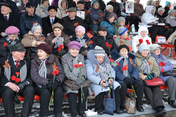 Торжественное шествие в Красноярске в честь Дня Победы (ФОТО, ВИДЕО) 9