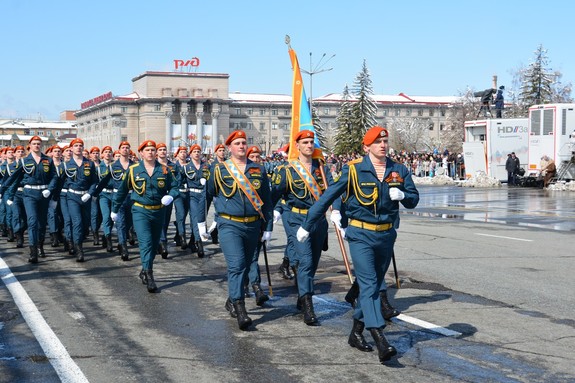 Торжественное шествие в Красноярске в честь Дня Победы (ФОТО, ВИДЕО) 20