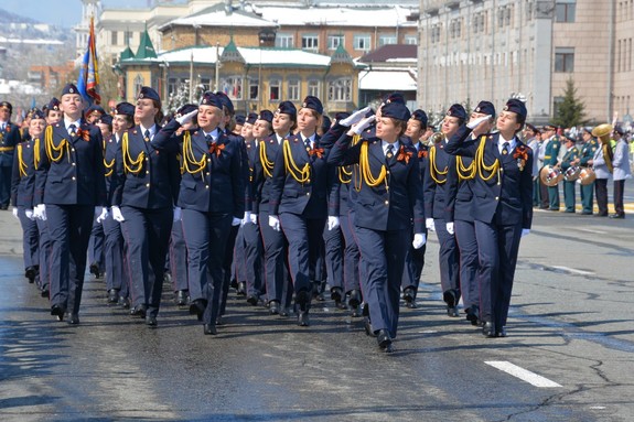 Торжественное шествие в Красноярске в честь Дня Победы (ФОТО, ВИДЕО) 21