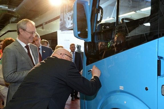 Старт производства автобусов нового поколения «Вектор NEXT». Фоторепортаж 8 Старт производства автобусов нового поколения «Вектор NEXT». Фоторепортаж 8