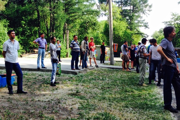 В центре Челябинска выгорело кафе. Фото с места происшествия 5 В центре Челябинска выгорело кафе. Фото с места происшествия 5