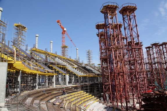 Стадион "Нижний Новгород" возводится "стахановскими темпами" — Валерий Шанцев 3 Стадион "Нижний Новгород" возводится "стахановскими темпами" — Валерий Шанцев 3