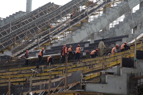 Монтаж крыши «Стадиона Нижний Новгород» начнется в первых числах августа 2 Монтаж крыши «Стадиона Нижний Новгород» начнется в первых числах августа 2