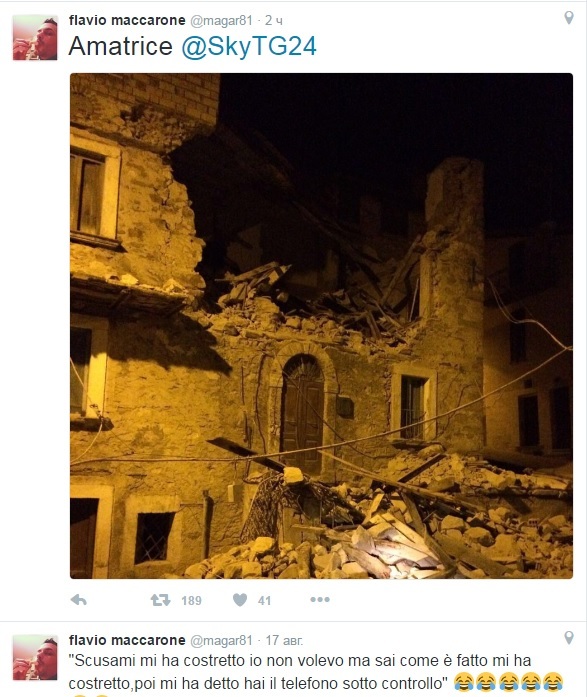 Землетрясение в Италии: половины города Аматриче не стало, погибло 14 человек 1 Землетрясение в Италии: половины города Аматриче не стало, погибло 14 человек 1