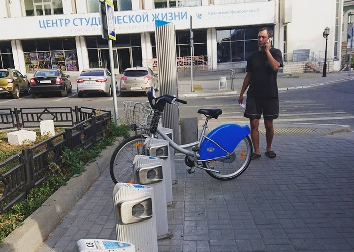 В Казани на исходе лета заработал городской велопрокат Veli’K 1 В Казани на исходе лета заработал городской велопрокат Veli’K 1