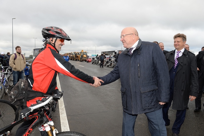 Как в Нижегородской области открывали Южный обход: ФОТО 4 Как в Нижегородской области открывали Южный обход: ФОТО 4