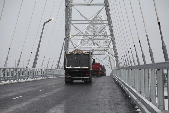 Открыто рабочее движение по дублеру Борского моста 4 Открыто рабочее движение по дублеру Борского моста 4