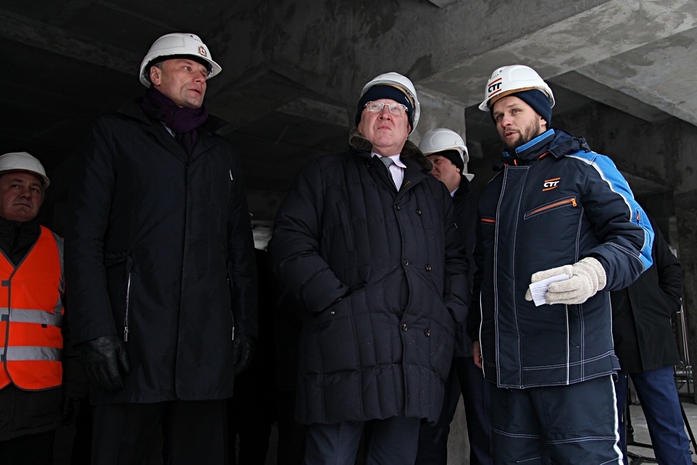 Строители завершили возведение 88 трехгранных колонн стадиона к ЧМ-2018 в Нижнем Новгороде 1 Строители завершили возведение 88 трехгранных колонн стадиона к ЧМ-2018 в Нижнем Новгороде 1