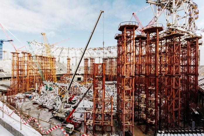 "Стройтрансгаз" показал стадион "Нижний Новгород" изнутри 2 "Стройтрансгаз" показал стадион "Нижний Новгород" изнутри 2