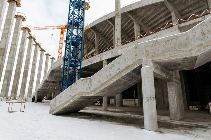 "Стройтрансгаз" показал стадион "Нижний Новгород" изнутри 9 "Стройтрансгаз" показал стадион "Нижний Новгород" изнутри 9