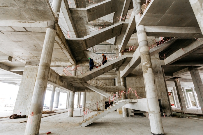 "Стройтрансгаз" показал стадион "Нижний Новгород" изнутри 11 "Стройтрансгаз" показал стадион "Нижний Новгород" изнутри 11