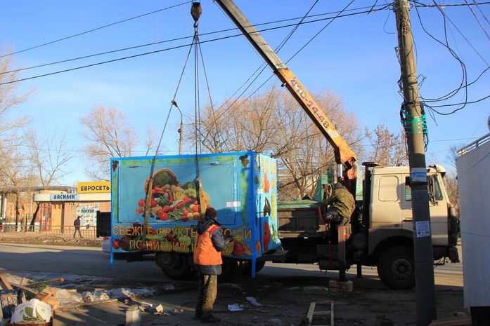 "Неделя длинных ковшей": в Канавине до 1 декабря демонтируют более ста ларьков 2 "Неделя длинных ковшей": в Канавине до 1 декабря демонтируют более ста ларьков 2