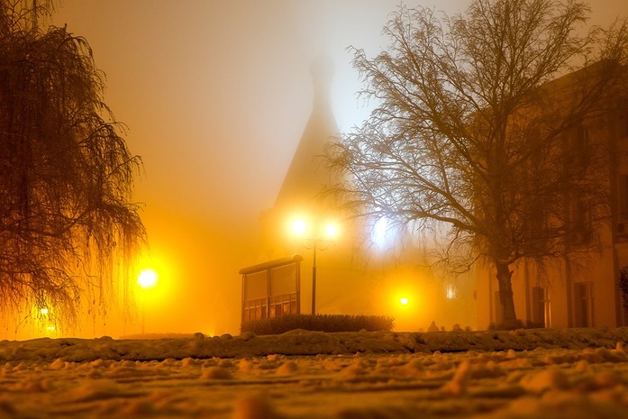 Туман опустился на Нижний Новгород 28 ноября. ФОТО 1 Туман опустился на Нижний Новгород 28 ноября. ФОТО 1