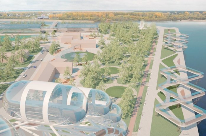 Что будет со Стрелкой? Нижегородские архитекторы представили свое видение территории 4 Что будет со Стрелкой? Нижегородские архитекторы представили свое видение территории 4