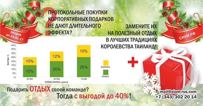 Сеть салонов «Сиам» подготовила праздничное спецпредложение 1 Сеть салонов «Сиам» подготовила праздничное спецпредложение 1