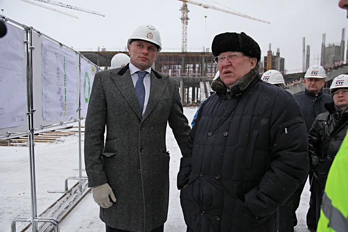 На стадионе к ЧМ-2018 начался монтаж внутриплощадочных инженерных сетей 1 На стадионе к ЧМ-2018 начался монтаж внутриплощадочных инженерных сетей 1