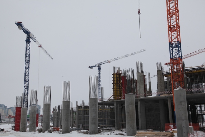 На стадионе к ЧМ-2018 начался монтаж внутриплощадочных инженерных сетей 3 На стадионе к ЧМ-2018 начался монтаж внутриплощадочных инженерных сетей 3