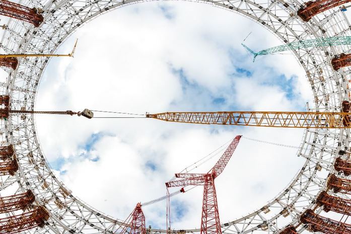 Как идет строительство стадиона в Нижнем Новгороде: фото 1 Как идет строительство стадиона в Нижнем Новгороде: фото 1