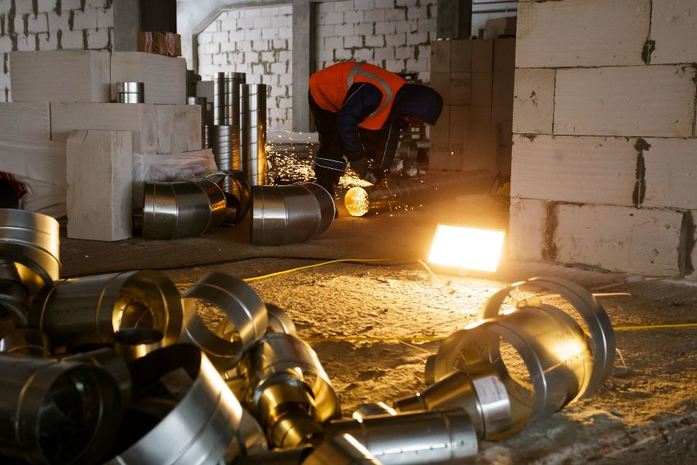 Как идет строительство стадиона в Нижнем Новгороде: фото 9 Как идет строительство стадиона в Нижнем Новгороде: фото 9