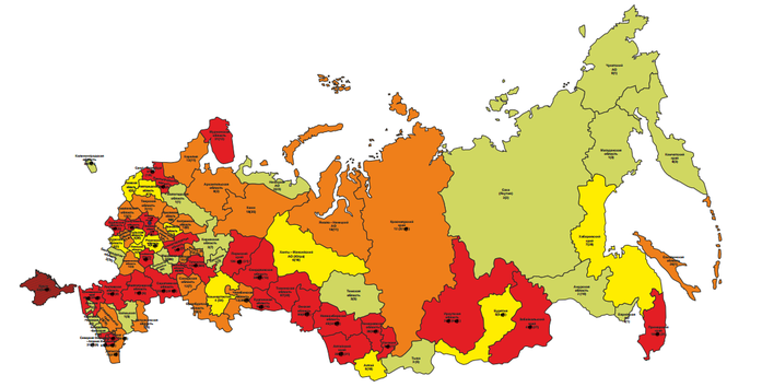 Нижегородская область вошла в число регионов с серьезным давлением на интернет 1 Нижегородская область вошла в число регионов с серьезным давлением на интернет 1