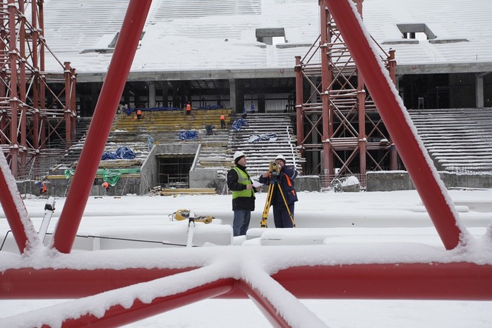 Процесс "раскружаливания" начался на стадионе "Нижний Новгород" 2 Процесс "раскружаливания" начался на стадионе "Нижний Новгород" 2