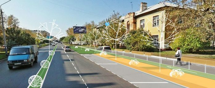 Красноярские архитекторы представили проект реконструкции улицы Вавилова 1