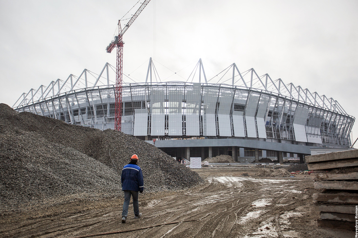 Устройство футбольного поля на "Ростов-Арене" начнется 20 марта ФОТО 1 Устройство футбольного поля на "Ростов-Арене" начнется 20 марта ФОТО 1