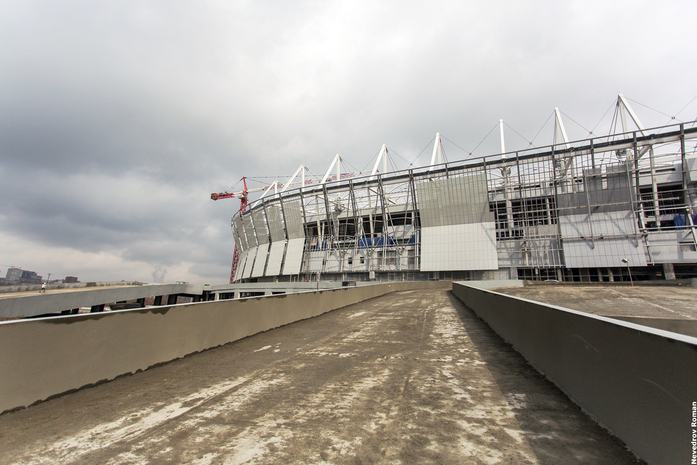До окончания строительства "Ростов Арены" осталось 228 дней ФОТО 1 До окончания строительства "Ростов Арены" осталось 228 дней ФОТО 1