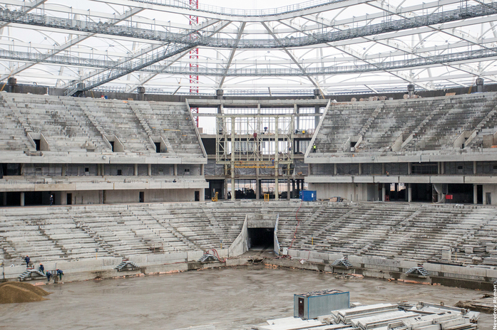 До окончания строительства "Ростов Арены" осталось 228 дней ФОТО 6 До окончания строительства "Ростов Арены" осталось 228 дней ФОТО 6